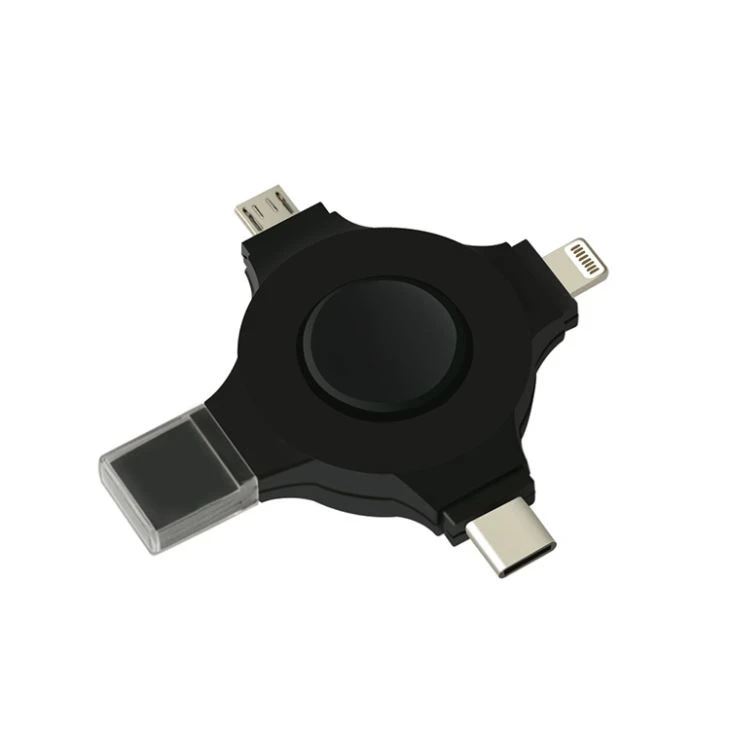 Adaptor în formă de spinner cu conector Lightning Micro TypeC