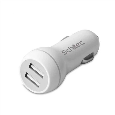 Încărcător de mașină în formă de bowling dublu port USB