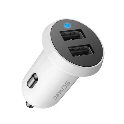 Încărcător auto LED Dual Port USB